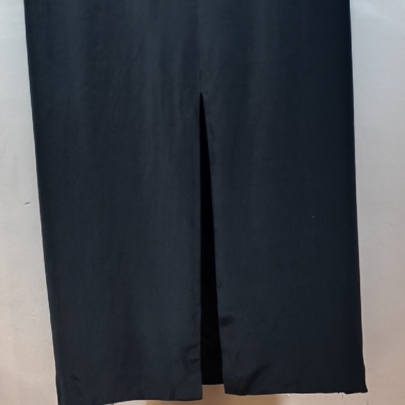 INC International Concepts Strapless Black Dress with Floral Embroidery - Picture 3 of 10